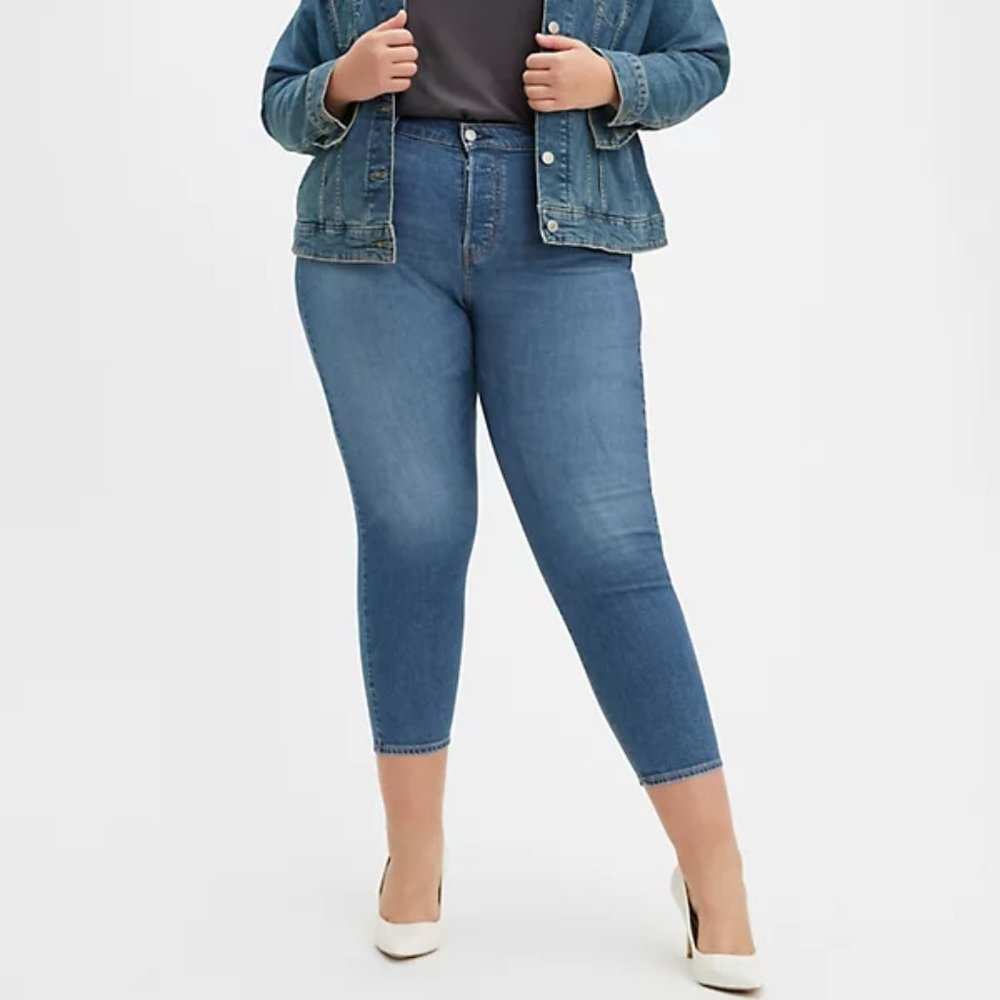 Levi's Wedgie Fit Skinny Jeans Plus Size 24W